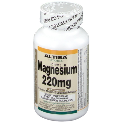 Altisa Magnesium Citrat 220 mg