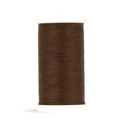 Bobine fil 100 m 100% polyester marron foncé características
