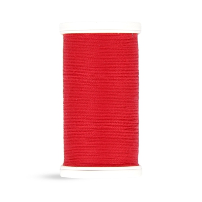 Bobine fil 100 m 100% polyester rouge