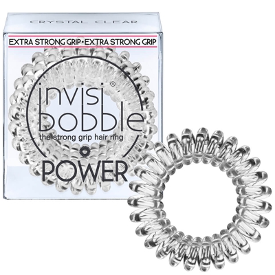 Attache cheveux invisibobble Power (3 pièces) - Transparente comme le cristal