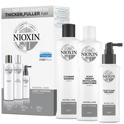 NIOXIN 3-Part System 1 Loyalty Kit for Natural Hair with Light Thinning características