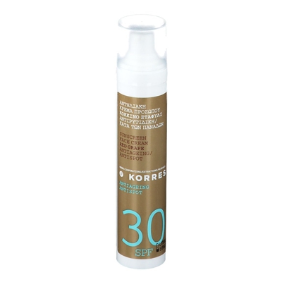 Korres® Crème solaire raisin rouge Spf30