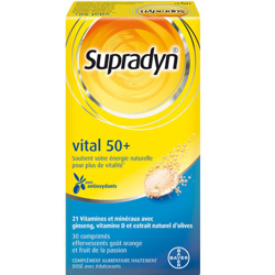 Supradyn Vital 50+ avec Antioxydants características