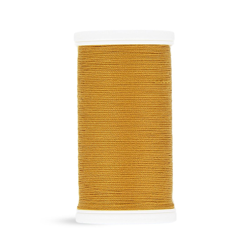 Bobine fil 100 m 100% polyester jaune/marron en oferta