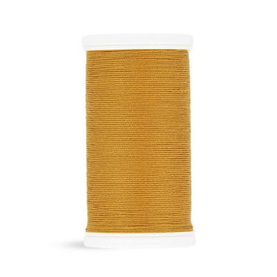 Bobine fil 100 m 100% polyester jaune/marron