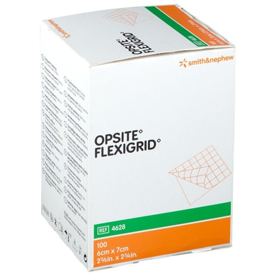 Opsite Flexigrid Pansement transparent 6 x 7 cm