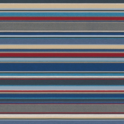 Tissu jacquard rayures bleu