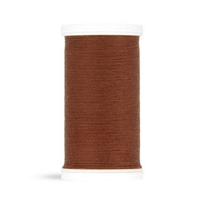 Bobine fil 100 m 100% polyester marron