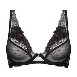 LISE CHARMEL soutien-gorge triangle en dentelle Soirée Libertine