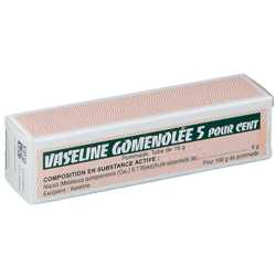 Vaseline Gomenolée 5 % en oferta