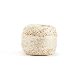 Fils de coton perlé à broder - Blanc à beige en oferta