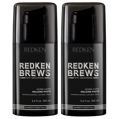 Duo de pâtes de modelage pour homme Work Hard Redken Brews