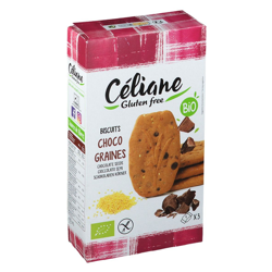 Céliane Gluten free Biscuits Choco graines precio