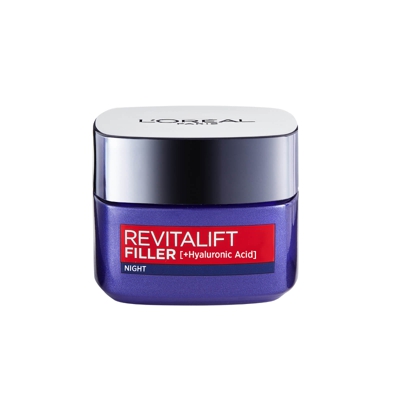 L'Oréal Paris Revitalift Filler and Hyaluronic Acid Anti-Ageing Night Cream 50ml
