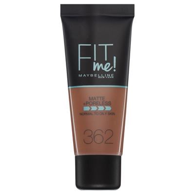Fit Me! Maybelline Fond de Teint Matte + Poreless 30 ml (différentes teintes disponibles) - 362 Deep Golden