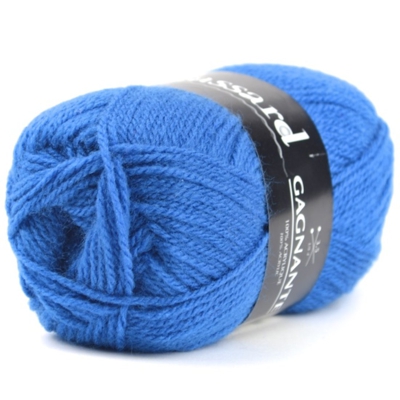 Pelote de laine gagnante bleu - Plassard