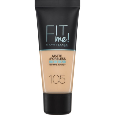 Fit Me! Maybelline Fond de Teint Matte + Poreless 30 ml (différentes teintes disponibles) - 107 Rose Beige