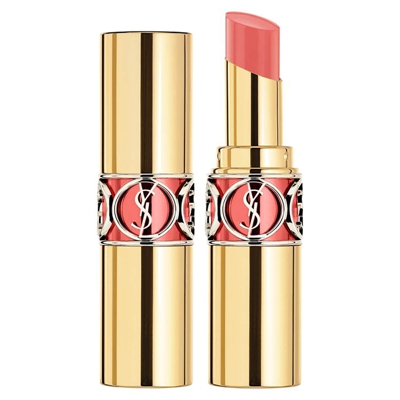 Rouge à Lèvres Rouge Volupté Shine Yves Saint Laurent (plusieurs teintes disponibles) - 15 Corail Intuitive