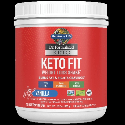 Keto Fit Shake Protéiné - Vanille - 355g