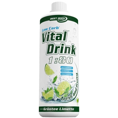 Best Body Nutrition Low Carb Vital Drink thé vert-limette