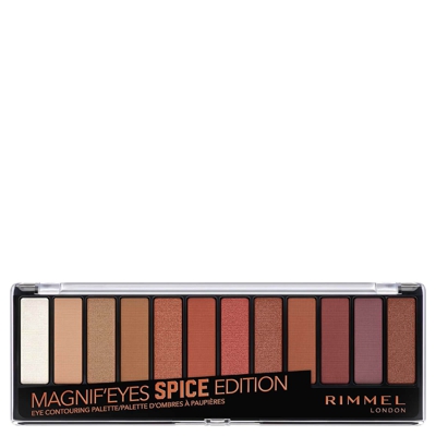 Palette d'ombres à paupières Magnif'eyes 12 Pan Rimmel 14 g - Spice
