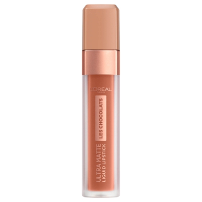 Rouge à Lèvres Liquide Ultra Mat Les Chocolats L'Oréal Paris (différentes teintes disponibles) - 862 Volupto Choco