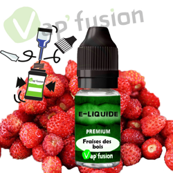 E liquide Fraises des bois 10ml Vapfusion características