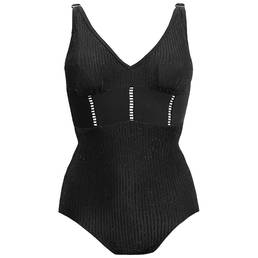 MIRADONNA maillot de bain 1 pièce lissant sans armatures emera Lurex Lines