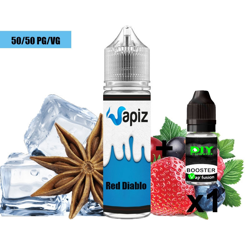E liquide Red Diablo - 50ml - Vapiz  + 1 booster nicotiné características
