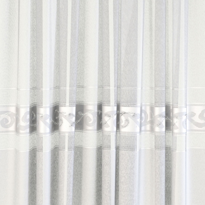 Voilage motif volute grande largeur