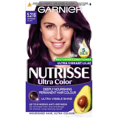 Garnier Nutrisse Permanent Hair Dye (Various Shades) - 5.216 Intense Lilac