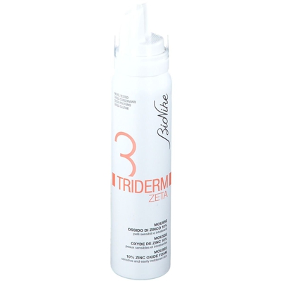 BioNike Triderm Zeta Mousse oxyde de zinc 10 %