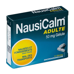 NausiCalm® Adulte 50 mg características
