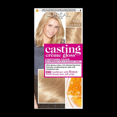 L'Oréal Paris Casting Crème Gloss Semi-Permanent Hair Dye (Various Shades) - 910 Iced Blonde