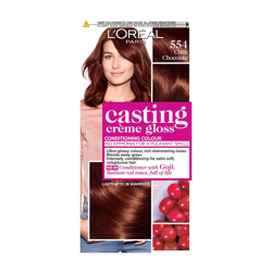 L'Oréal Paris Casting Crème Gloss Semi-Permanent Hair Dye (Various Shades) - 554 Chilli Chocolate características