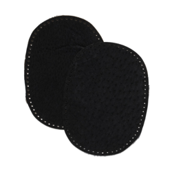 Renfort en cuir véritable à coudre noir precio