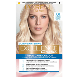 L'Oréal Paris Excellence Crème Permanent Hair Dye (Various Shades) - 01 Lightest Natural Blonde precio