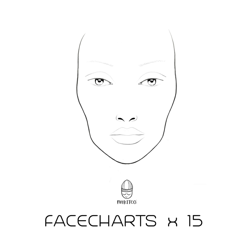 MYKITCO. My Face Charts (Pack of 15) en oferta