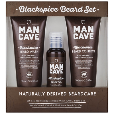ManCave Blackspice Beard Care - 3 Piece Gift Set