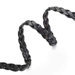 Tresse simili cuir noir precio