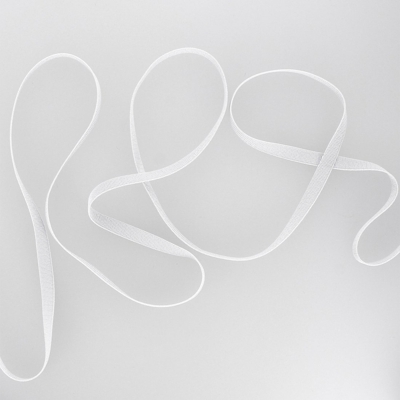 Élastique 9 mm blanc