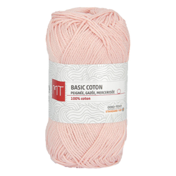 Pelote de laine MT Basic coton rose layette en oferta