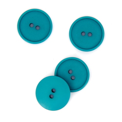 Boutons plats 2 trous bleu moyen 23 mm características