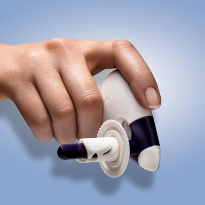 Roulette à marquage double ergonomique