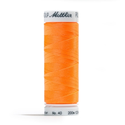 Bobine fil Poly Sheen jaune-orange Mettler