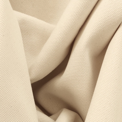 Tissu double natté uni grande largeur naturel