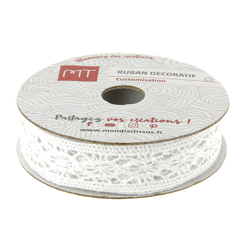 Bobine ruban dentelle 14 mm características