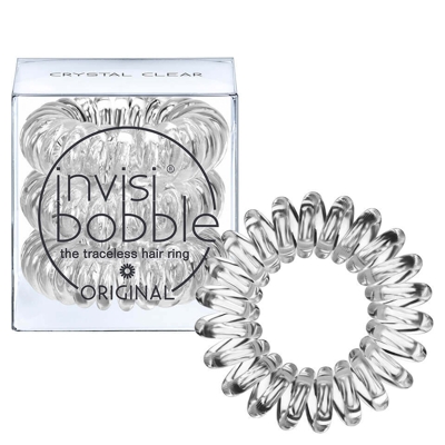Attache cheveux invisibobble Original (3 pièces) - Transparente comme le cristal