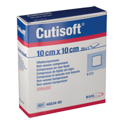 Cutisoft® Compresses en non-tissé Stériles 10 cm x 10 cm características