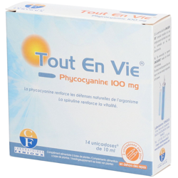 Tout En Vie® Phycocyanine en ampoules de 100 mg características